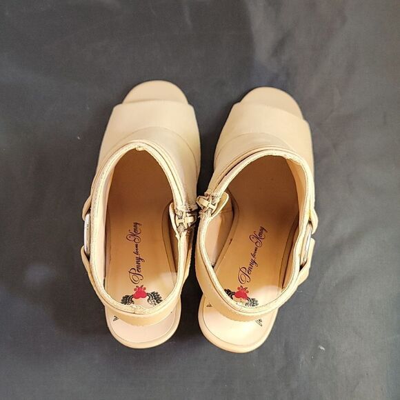 BRAND NEW PENNY LOVES KENNY WOMENS ANKLE STRAP ZIP CLOSURE OPEN TOE BOOTIE - Picture 4 of 13